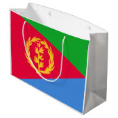 Grand Sac Cadeau Drapeau de l'Érythrée (Dos Angle)