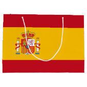 Grand Sac Cadeau Drapeau de l'Espagne (Dos)