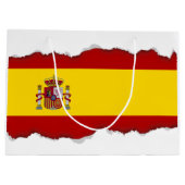 Grand Sac Cadeau Drapeau de l'Espagne (Dos)