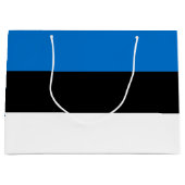 Grand Sac Cadeau Drapeau de l'Estonie (Devant)