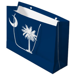 Grand Sac Cadeau Drapeau de l'État de Caroline du Sud