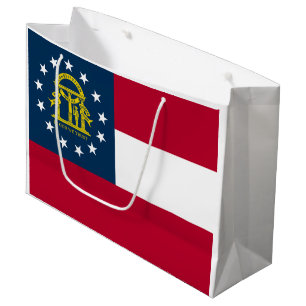 Grand Sac Cadeau Drapeau de l'État de Géorgie