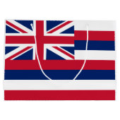 Grand Sac Cadeau Drapeau de l'État d'Hawaii (Dos)