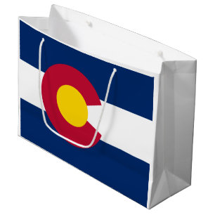 Grand Sac Cadeau Drapeau de l'État du Colorado