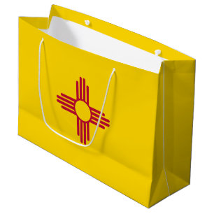 Grand Sac Cadeau Drapeau de l'État du Nouveau-Mexique