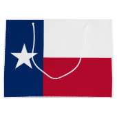 Grand Sac Cadeau Drapeau de l'État du Texas (Devant)