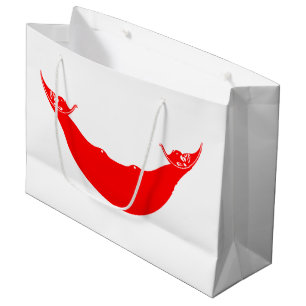 Grand Sac Cadeau Drapeau de l'île de Pâques