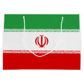 Grand Sac Cadeau Drapeau de l'Iran (Devant)