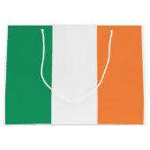 Grand Sac Cadeau Drapeau de l'Irlande (Devant)