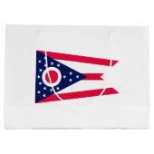 Grand Sac Cadeau Drapeau de l'Ohio (Dos)