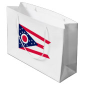 Grand Sac Cadeau Drapeau de l'Ohio (Dos Angle)