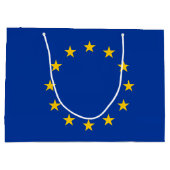 Grand Sac Cadeau Drapeau de l'Union européenne (Dos)