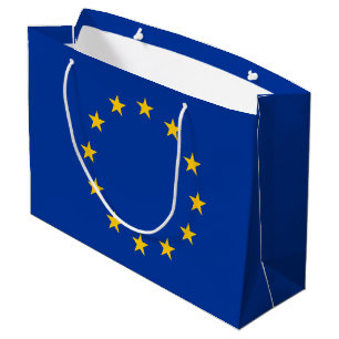Grand Sac Cadeau Drapeau de l'Union européenne