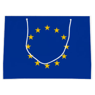 Grand Sac Cadeau Drapeau de l'Union européenne (UE) (Europe)