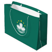 Grand Sac Cadeau Drapeau de Macao (Dos Angle)