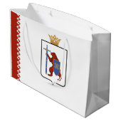 Grand Sac Cadeau Drapeau de Mari El (Dos Angle)