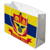Grand Sac Cadeau Drapeau de Saint Paul (Minnesota) (Dos Angle)