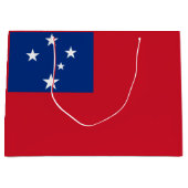 Grand Sac Cadeau Drapeau de Samoa (Devant)