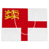 Grand Sac Cadeau Drapeau de Sercq (Dos)