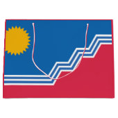 Grand Sac Cadeau Drapeau de Sioux Falls, Dakota du Sud (Devant)