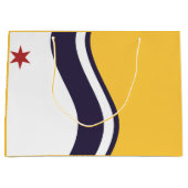 Grand Sac Cadeau Drapeau de South Bend, Indiana (Devant)