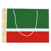 Grand Sac Cadeau Drapeau de Tchétchénie (Dos)