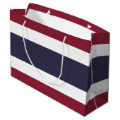 Grand Sac Cadeau Drapeau de Thaïlande (Dos Angle)