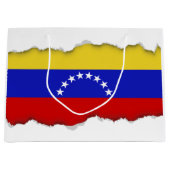 Grand Sac Cadeau Drapeau de Venezuala (Devant)