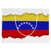 Grand Sac Cadeau Drapeau de Venezuala (Dos)