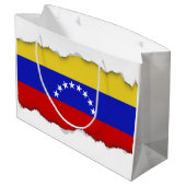 Grand Sac Cadeau Drapeau de Venezuala (Dos Angle)