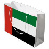 Grand Sac Cadeau Drapeau des Émirats arabes unis (Dos Angle)