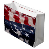 GRAND SAC CADEAU DRAPEAU DES ÉTATS-UNIS (Devant Angle)