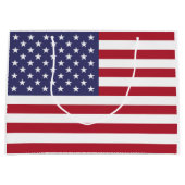 Grand Sac Cadeau Drapeau des États-Unis (Devant)