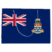 Grand Sac Cadeau Drapeau des îles Caïmans (Dos)