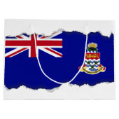 Grand Sac Cadeau Drapeau des îles Caïmans (Dos)