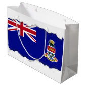 Grand Sac Cadeau Drapeau des îles Caïmans (Dos Angle)