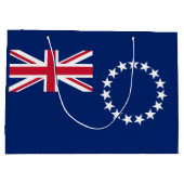Grand Sac Cadeau Drapeau des Îles Cook (Dos)