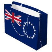 Grand Sac Cadeau Drapeau des Îles Cook (Dos Angle)