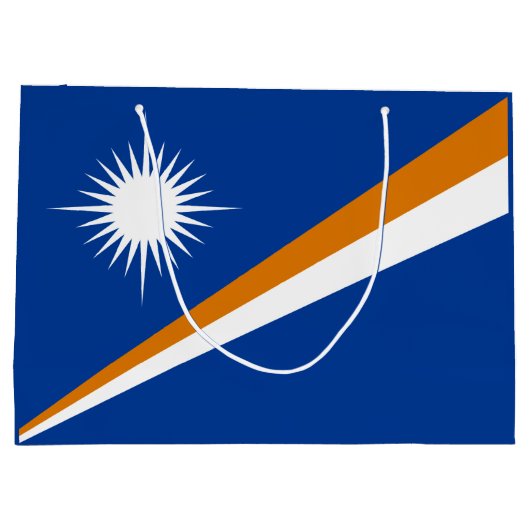 Grand Sac Cadeau Drapeau des Îles Marshall (Dos)