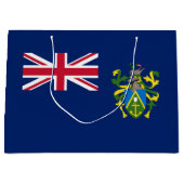 Grand Sac Cadeau Drapeau des îles Pitcairn (Devant)
