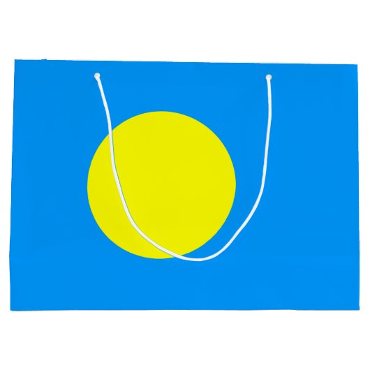 Grand Sac Cadeau Drapeau des Palaos (Dos)