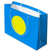 Grand Sac Cadeau Drapeau des Palaos (Dos Angle)