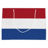 Grand Sac Cadeau Drapeau des Pays-Bas (Devant)