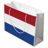 Grand Sac Cadeau Drapeau des Pays-Bas (Dos Angle)