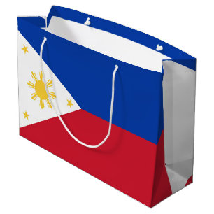 Grand Sac Cadeau drapeau des Philippines