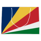 Grand Sac Cadeau Drapeau des Seychelles (Devant)