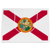 Grand Sac Cadeau Drapeau d'État de Floride (Devant)