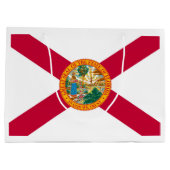Grand Sac Cadeau Drapeau d'État de Floride (Dos)