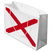 Grand Sac Cadeau Drapeau d'État de l'Alabama (Dos Angle)
