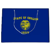 Grand Sac Cadeau Drapeau d'État de l'Oregon (Devant)